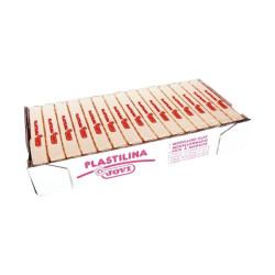 (7101) JOVI PLASTILINA SCHOOL PASTILLA 150GR BLANCO CAJA 15 UD