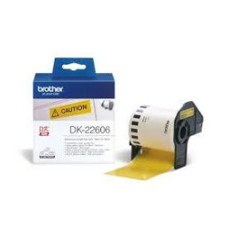 (DK22606) BROTHER CINTA CONTINUA DE PELÍCULA PLASTICA - AMARILLO - 62MMX15