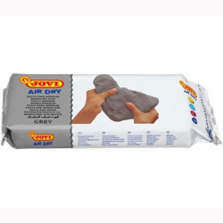 (86G) JOVI AIR DRY PASTILLA DE PASTA MODELAR ENDURECE AL AIRE 1000GR GRIS