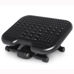 (56155EU) KENSINGTON REPOSAPIÉS SOLEMASSAGE PARA EJERCICIO AJUSTABLE 5 ALTURAS NEGRO