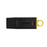 (DTX/128GB) KINGSTON PENDRIVE DATATRAVELER EXODIA 128GB C/TAPA PROTECTORA Y RANURA PARA COLGAR USB 3.2 NEGRO/AMARILLO