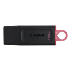 (DTX/256GB) KINGSTON PENDRIVE DATATRAVELER EXODIA 256GB C/TAPA PROTECTORA Y RANURA PARA COLGAR USB 3.2 NEGRO/ROSA