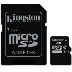 (SDCS2/64GB) KINGSTON TARJETA DE MEMORIA MICRO SDHC CANVAS SELECT 64GB C/ADAPTADOR