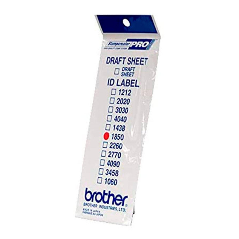 (ID1850) BROTHER ETIQUETA DE IDENTIFICACIÓN DE 18X50 MM - PACK DE 12 UNIDADES