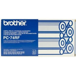 (PC74RF) BROTHER RECAMBIO 4 BOBINAS NEGRO T-72/74/76/78/84/94/96/104/106