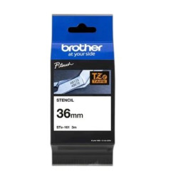 (STE161) BROTHER CINTA ROTULADORA DE PLANTILLA LAMINADA DE 36MMX3M (REUTILIZABLE HASTA 50 VECES)