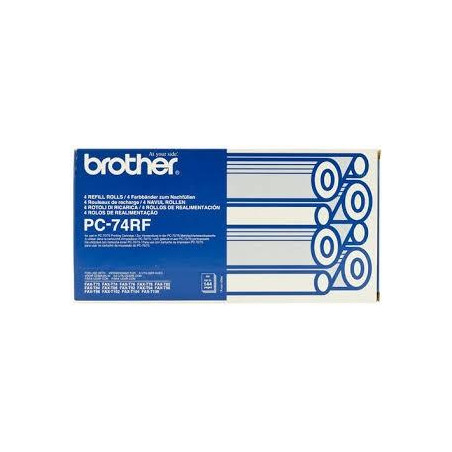 (PC74RF) BROTHER RECAMBIO 4 BOBINAS NEGRO T-72/74/76/78/84/94/96/104/106