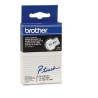 (TC201) BROTHER CINTA ROTULADORA LAMINADA TEXTO NEGRO SOBRE BLANCO DE 12MMX7