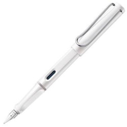 (1219677) LAMY PLUMA ESTILOGRÁFICA SAFARI 019M TINTA AZUL PUNTA M BLANCO
