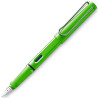 (1230634) LAMY PLUMA ESTILOGRÁFICA SAFARI 013M TINTA AZUL PUNTA M COLOR VERDE