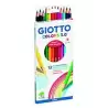 (F276600) GIOTTO LÁPICES DE COLORES COLORS 3.0 SURTIDOS ESTUCHE 12 UD