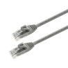 (A145-0324) AISENS CABLE DE RED LATIGUILLO RJ45 LSZH CAT.6A 500MHZ UTP AWG24 GRIS 25CM