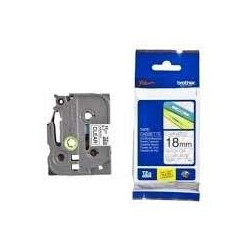 (TZE141) BROTHER CINTA ROTULADORA LAMINADA TEXTO NEGRO SOBRE TRANSPARENTE - 18MMX8M