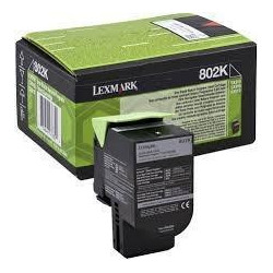 (80C20K0) LEXMARK 802K TONER RETORNABLE NEGRO(1K)