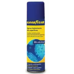 (329019) GOODYEAR SPRAY LIMPIADOR HIGIENIZANTE DE SUPERFICIES ALCOHOLICO 500ML