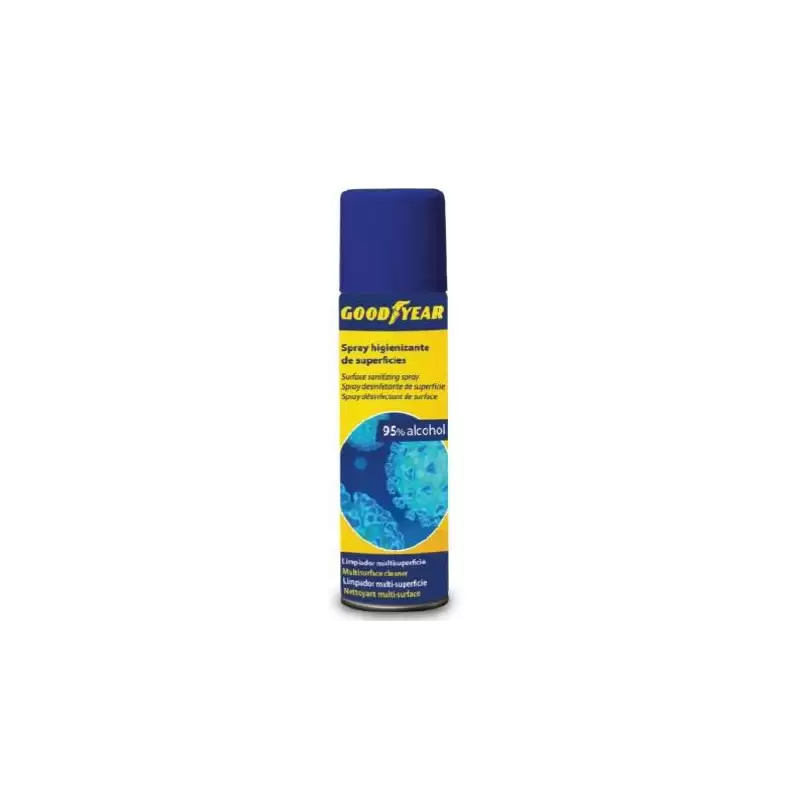 (329019) GOODYEAR SPRAY LIMPIADOR HIGIENIZANTE DE SUPERFICIES ALCOHOLICO 500ML