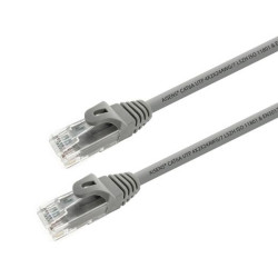 (A145-0325) AISENS CABLE DE RED LATIGUILLO RJ45 LSZH CAT.6A 500MHZ UTP AWG24 GRIS 50CM