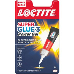 (2640067) LOCTITE SUPER GLUE-3 ADHESIVO INSTANTÁNEO POWER GEL 3GR TRANSPARENTE