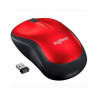 (910-002237) LOGITECH RATÓN M185 INALÁMBRICO 1000PPP AMBIDIESTRO 3 BOTONES COMPACTO ROJO