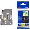 (TZE315) BROTHER CINTA ROTULADORA LAMINADA TEXTO BLANCO SOBRE NEGRO - 6MMX8M