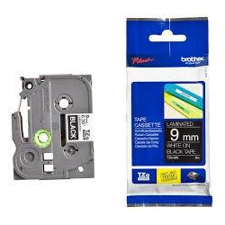 (TZE325) BROTHER CINTA ROTULADORA LAMINADA TEXTO BLANCO SOBRE NEGRO - 9MMX8M