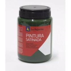 (170122) LA PAJARITA TÉMPERA ESCOLAR BOTE DE 35ML SATINADA VERDE PINO L-41