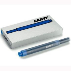 (1210655) LAMY CARTUCHO T10 RECAMBIO PARA PLUMA TINTA AZUL/NEGRO CAJA 5U