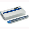 (1210655) LAMY CARTUCHO T10 RECAMBIO PARA PLUMA TINTA AZUL/NEGRO CAJA 5U
