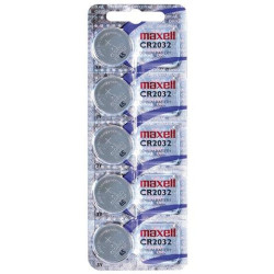 (CR2032 E-B5 MXL) MAXELL PILAS PLANAS DE LITIO 3V - CR2032 -PACK 5-