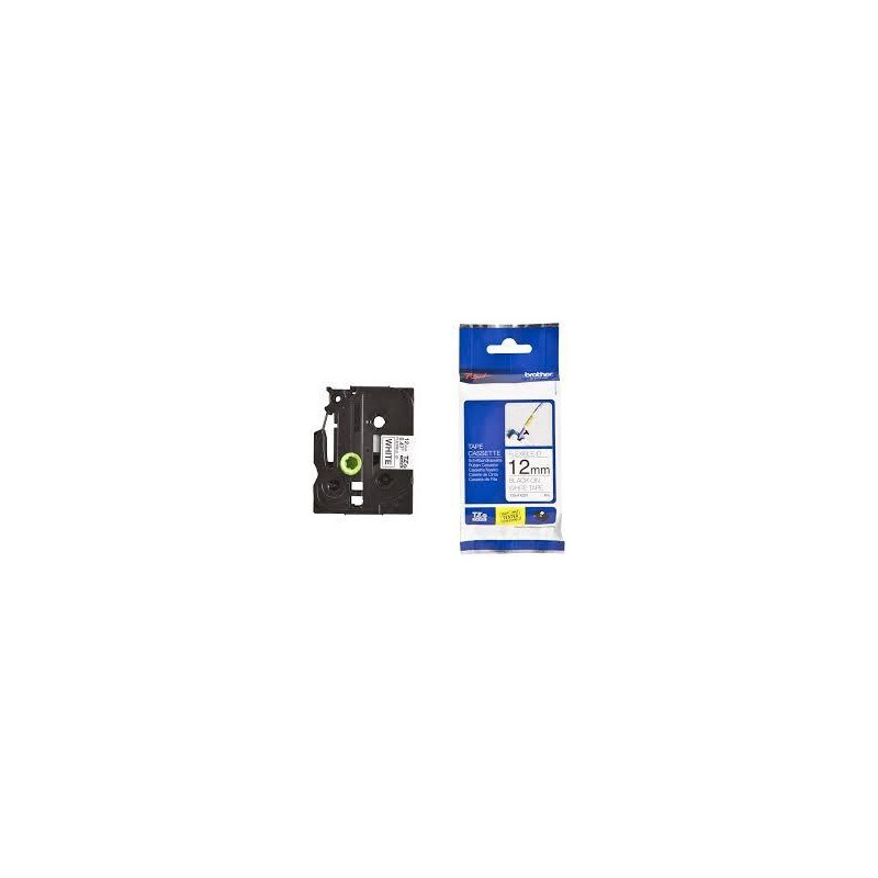 (TZEFX231) BROTHER CINTA ROTULADORA LAMINADA FLEXIBLE TEXTO NEGRO SOBRE BLANCO - 12MMX8M
