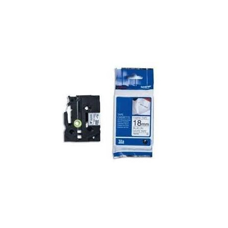 (TZEFA4) BROTHER CINTA ROTULADORA ESPECIAL TEXTO AZUL SOBRE BLANCO - 18MMX3M
