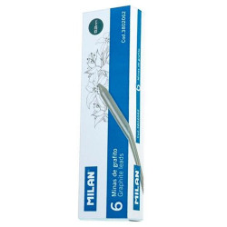 (3802062) MILAN MINAS 5,2MM B ESTUCHE 6 UD GRAFITO
