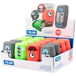 (4703116AL) MILAN AFILABORRAS COMPACT SERIE ESPECIAL ALIENS SURTIDO CAJA EXPOSITORA 16 UD