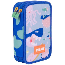 (081264BD) MILAN PLUMIER 2 PISOS CON CONTENIDO SERIE ESPECIAL BLUE ODYSSEY