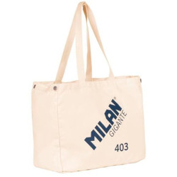 (62102G403BG) MILAN TOTE BAG GRANDE SINCE 1918 BEIGE