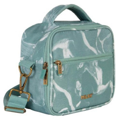 (08806LVGR) MILAN BOLSA ISOTÉRMICA PORTA ALIMENTOS 3,5L CON 3 RECIPIENTES SERIE LAVA VERDE