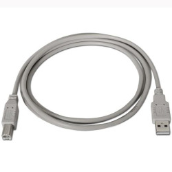 (A101-0003) AISENS CABLE USB 2.0 IMPRESORA TIPO A/M - B/M BEIGE 3