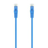 (A145-0575) AISENS CABLE DE RED LATIGUILLO RJ45 LSZH CAT.6A 500 MHZ UTP AWG24 AZUL 2
