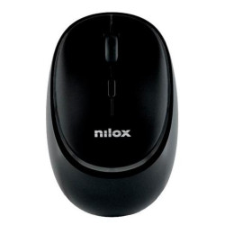 (NXMDWS102) NILOX RATÓN INALÁMBRICO 1600PPP 4 BOTONES RECARGABLE NEGRO