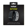 (NXSWONAIRBK) NILOX PULSERA INTELIGENTE SIN PANTALLA BLUETOOTH INCLUYE DOS PULSERAS NEGRO Y PLATA