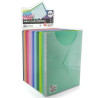 (35311) OFFICE BOX CARPETA SOBRE COLORLINE A4+/FOLIO MULTITALADRO CIERRE V-LOCK PP C/SURTIDOS EXPOSITOR 120 UD