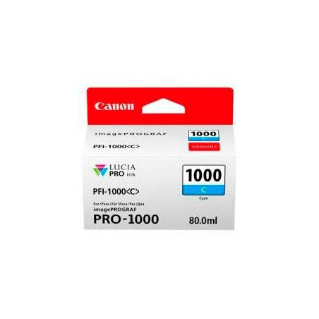 (0547C001) CANON TINTA CIAN IMAGEPROGRAF PRO 1000 - PFI 1000C