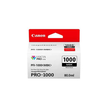 (0545C001) CANON TINTA NEGRO MATE IMAGEPROGRAF PRO 1000 - PFI 1000MBK