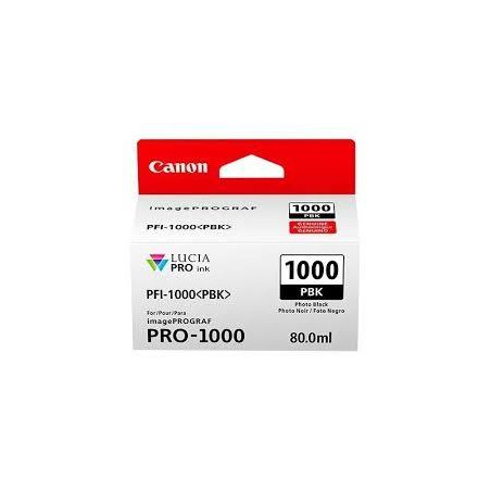 (0546C001) CANON TINTA FOTO NEGRO IMAGEPROGRAF PRO 1000 - PFI 1000PBK