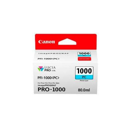 (0550C001) CANON TINTA PHOTO CIAN IMAGEPROGRAF PRO 1000 - PFI 1000PC