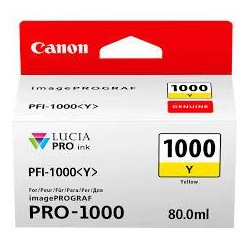 (0549C001) CANON TINTA AMARILLO IMAGEPROGRAF PRO 1000 - PFI 1000Y