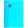 (400028276) OXFORD CUADERNO CLASSIC EUROPEANBOOK 1 WRITE&ERASE 80H A4+ 5X5MM MICROPERFORADO T/EXTRADURA TURQUESA