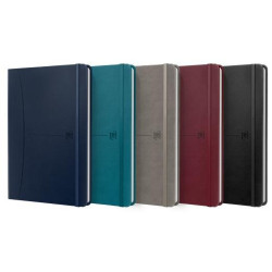 (400163614) OXFORD CUADERNO COSIDO SIGNATURE 80H A5 LISO CIERRE C/GOMA TAPA EXTRADURA C/SURTIDOS CLÁSICO