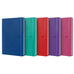 (400163615) OXFORD CUADERNO COSIDO SIGNATURE 80H A5 LISO CIERRE C/GOMA TAPA EXTRADURA C/SURTIDOS VIVOS