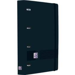 (400198250) OXFORD EUROPEANBINDER LIVE&GO CARPETA ANILLAS 4X35 A4+ C/RECAMBIO 1 LÍNEA WRITE&ERASE POLYFOAM NEGRO